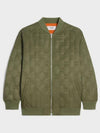 Triomphe Teddy Nylon Down Jacket Khaki - CELINE - BALAAN 2