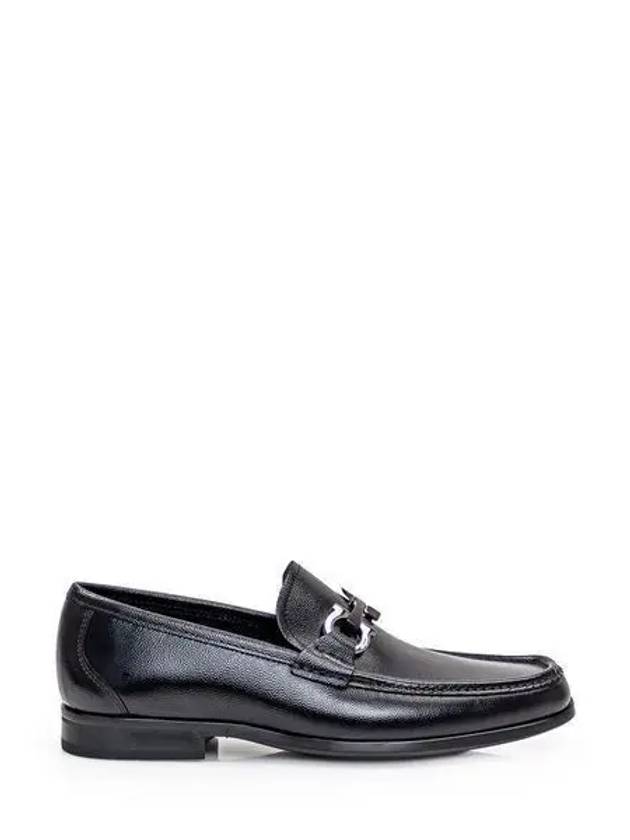 Gancini Ornament Moccasin Loafers Black - SALVATORE FERRAGAMO - BALAAN 2