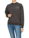 Embroidered Logo Cotton Sweatshirt Grey - PATOU - BALAAN 8