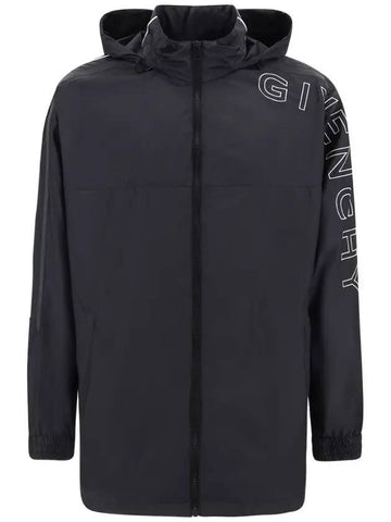 Men's Nylon Jogger Jacket Black - GIVENCHY - BALAAN 1