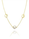 F Is Fendi Chain Necklace Gold - FENDI - BALAAN 3