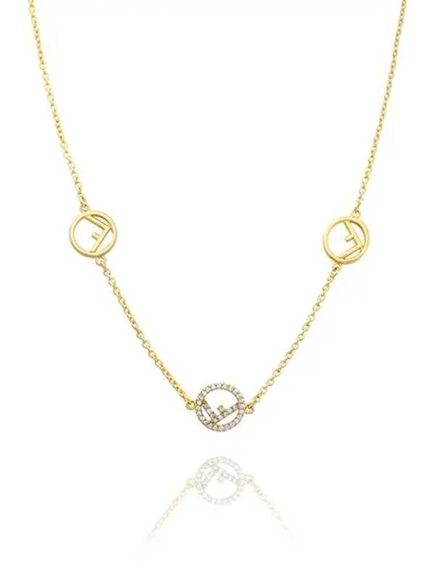 F Is Fendi Chain Necklace Gold - FENDI - BALAAN 4