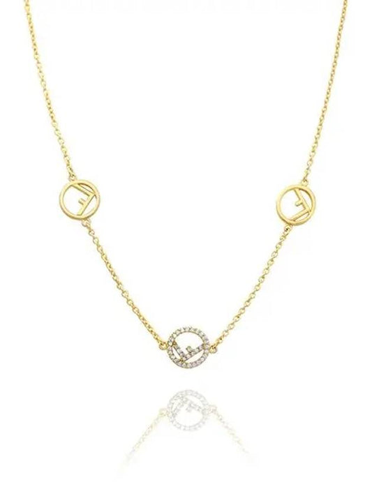 F Is Fendi Chain Necklace Gold - FENDI - BALAAN 2