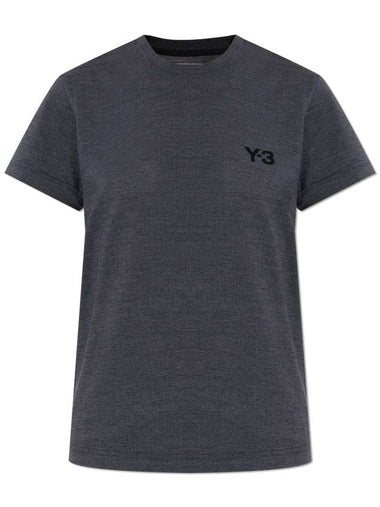 Y-3 T-shirt With Logo, Women's, Grey - Y-3 - BALAAN 1