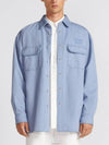 Overshirt Cotton Jacket Blue - DIOR - BALAAN 2