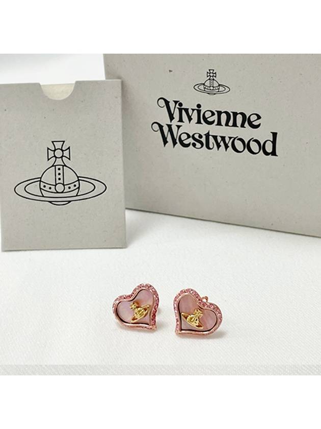 Petra Stud Earrings Rose Pink - VIVIENNE WESTWOOD - BALAAN 6