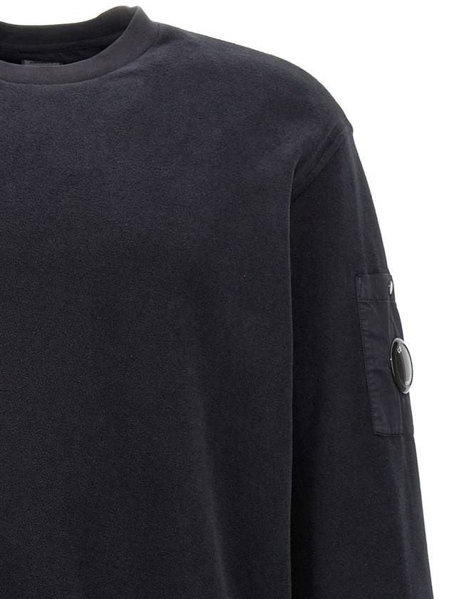 Lens Detail Sweatshirt Black - CP COMPANY - BALAAN 4