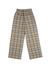 Unisex Check Banding Wide Pants Green - PEOPLE OF THE WORLD - BALAAN 3