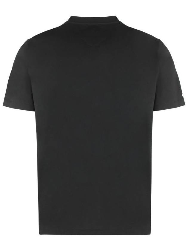 Laurel Logo Short Sleeve T-Shirt Black - MCM - BALAAN 3