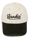 Knock-in Logo Block B B Ball Cap Black - OGARP - BALAAN 1