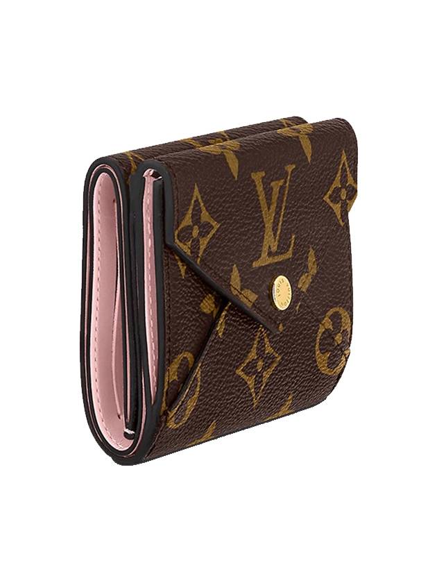 Celeste Monogram Bicycle Wallet Pink Brown - LOUIS VUITTON - BALAAN 3