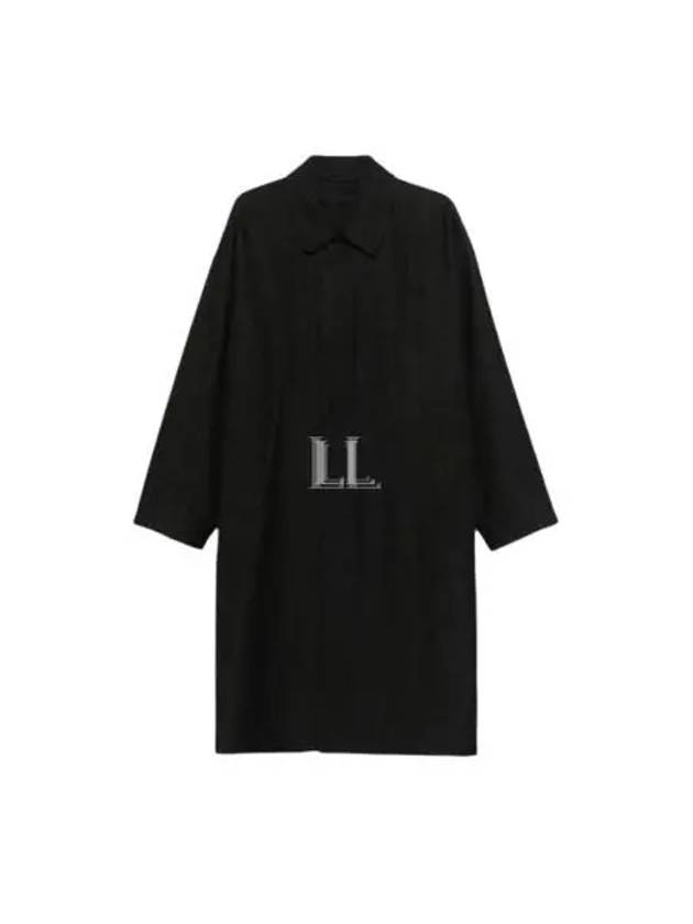 Boxy Over Single Coat Black - LEMAIRE - BALAAN 2