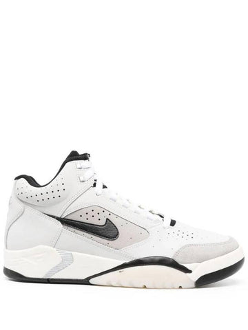 Air Flight Lite Leather Mid Sneakers White - NIKE - BALAAN 1