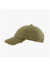 La Casquette Artichaut Fringe Metal Logo Ball Cap Khaki - JACQUEMUS - BALAAN 5