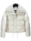 Army Shearling Collar Down Padding White - YVES SALOMON - BALAAN 2