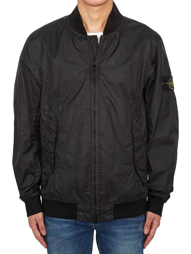 Membrana 3L TC Bomber Jacket Black - STONE ISLAND - BALAAN 3