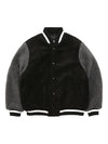 Fleece Varsity Jacket Black - MOO - BALAAN 1