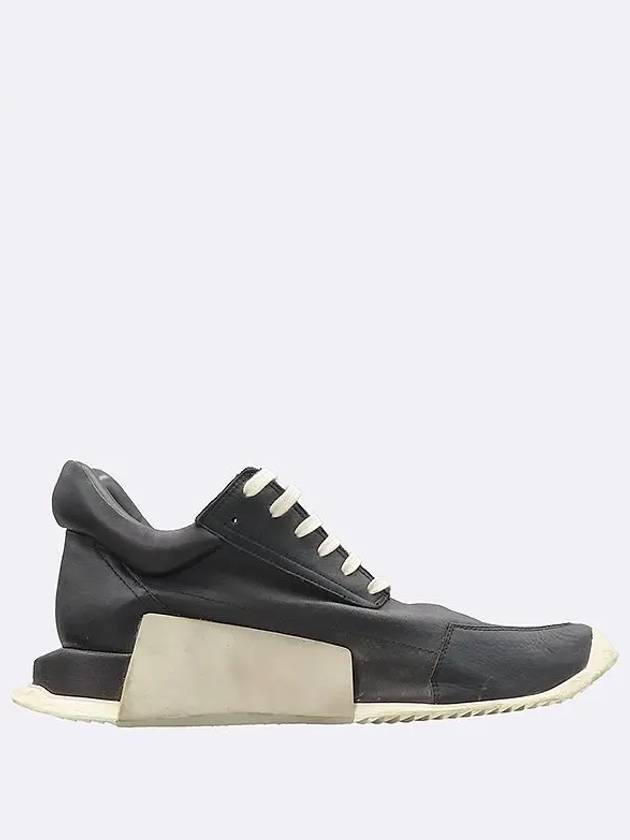 Adidas collaboration black color leather men s boost sneakers 285 - RICK OWENS - BALAAN 3