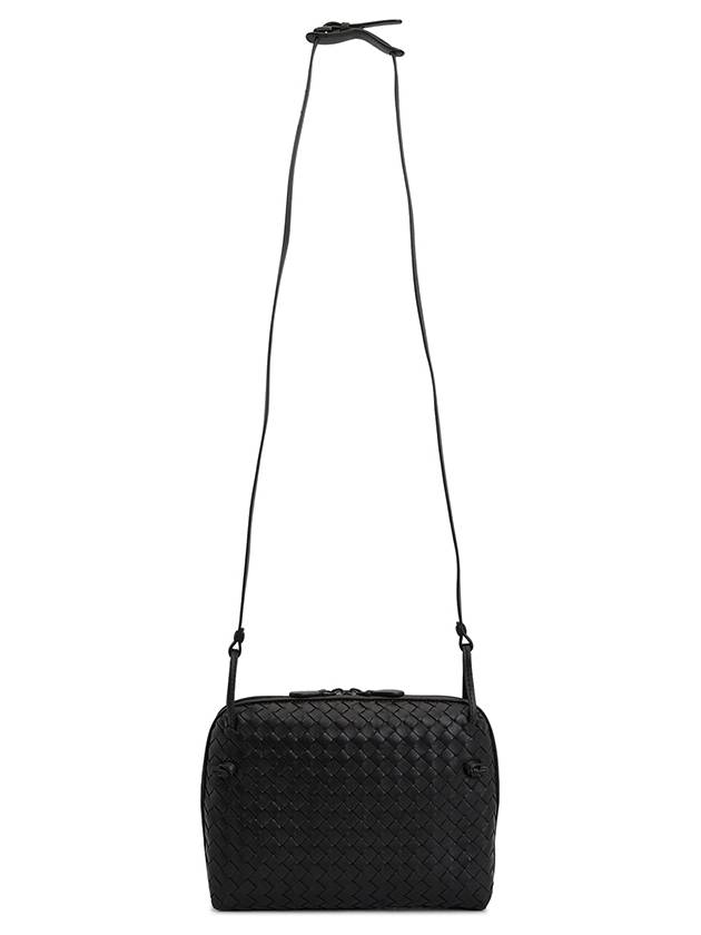 Intrecciato Lambskin Cross Bag Black - BOTTEGA VENETA - BALAAN 8