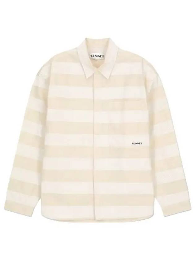 Oversized Shirt White Stripe MRTWMSHR024COT0467631 - SUNNEI - BALAAN 2