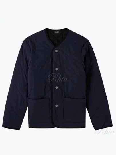 Julien Quilted Jacket Navy - A.P.C. - BALAAN 2