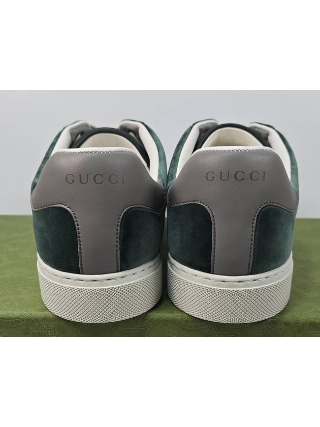 Web green velvet Ace sneakers 270 - GUCCI - BALAAN 5