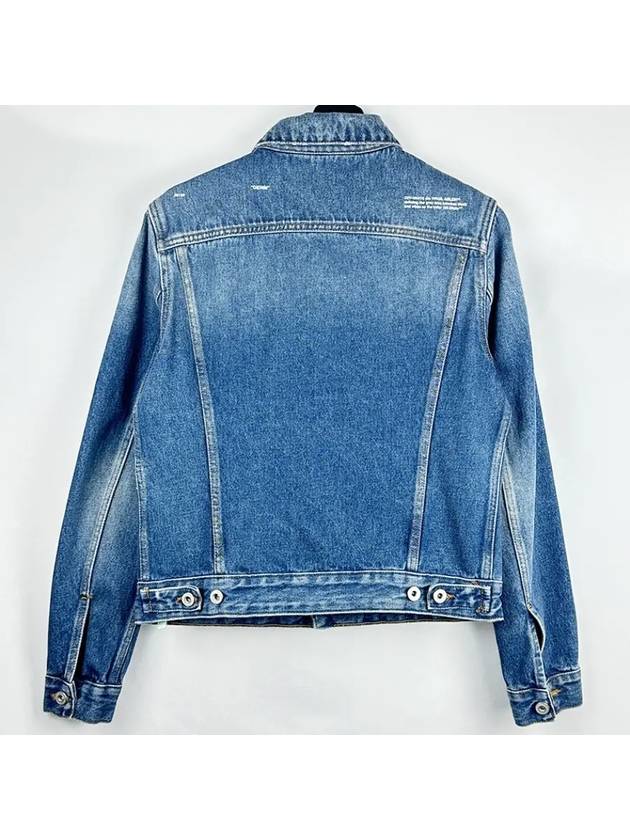 Regular Denim Jacket Medium Blue - OFF WHITE - BALAAN 5