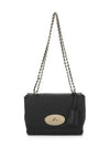 Lily Small Classic Chain Shoulder Bag Black - MULBERRY - BALAAN 4