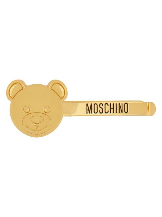 Women's Teddy Bear Pin Gold - MOSCHINO - BALAAN 2