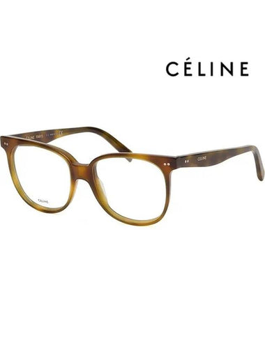 Glasses frame CL5010IN 053 horn rim leopard skin square overfit - CELINE - BALAAN 1