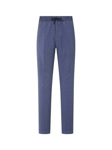 Check pattern seersucker roll up pants navy 270484 - PAUL SMITH - BALAAN 1