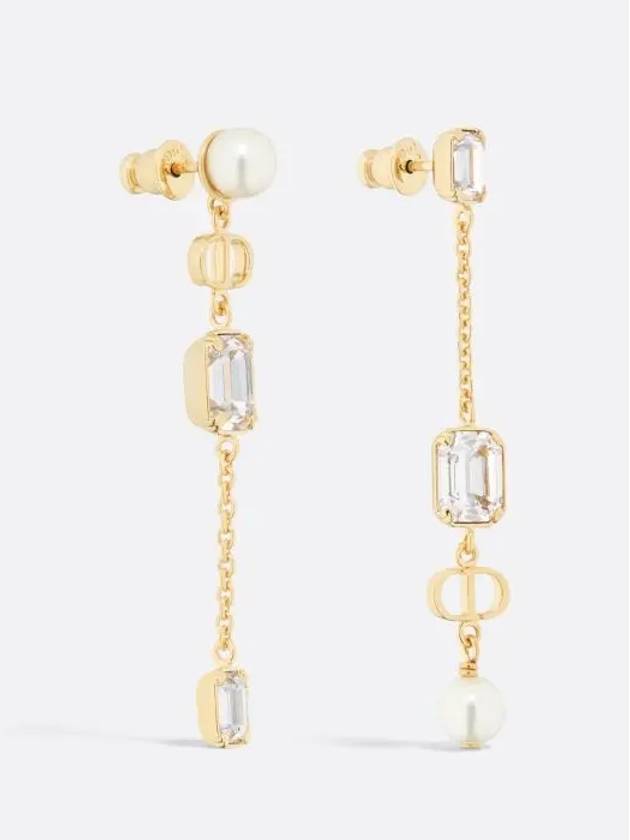 Petit CD Earrings Gold - DIOR - BALAAN 3