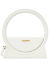 Le Sac Rond Circle Purse Tote Bag White - JACQUEMUS - BALAAN 2