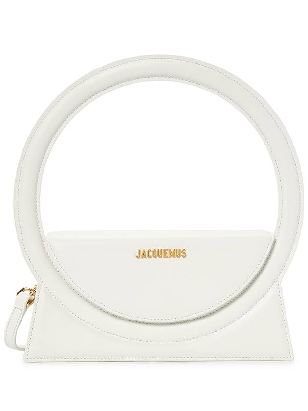 Le Sac Rond Circle Purse Tote Bag White - JACQUEMUS - BALAAN 2