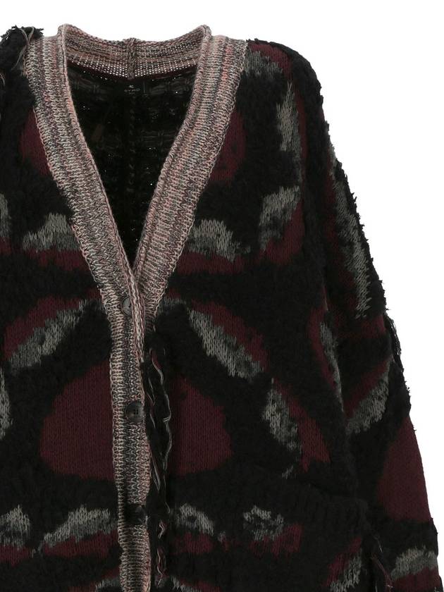 Etro Black Wool Cardigan - ETRO - BALAAN 4