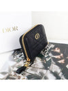 Caro Detachable Supple Cannage Calfskin Card Wallet Black - DIOR - BALAAN 4