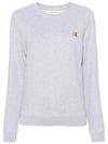 Fox Head Patch Regular Sweatshirt Grey - MAISON KITSUNE - BALAAN 2