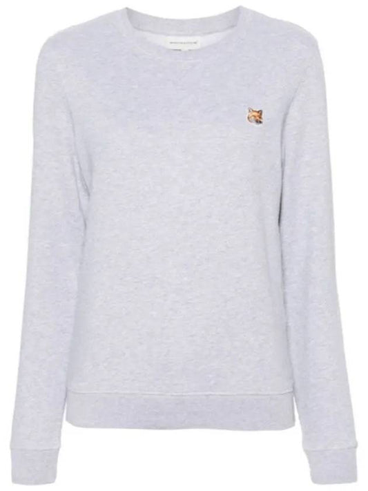 Fox Head Patch Regular Sweatshirt Grey - MAISON KITSUNE - BALAAN 2