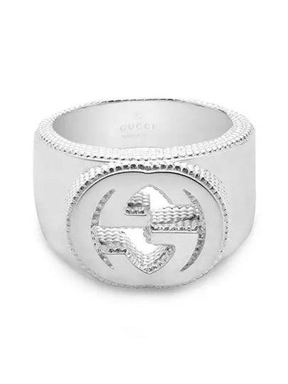 Interlocking G Wide Ring Silver - GUCCI - BALAAN 2