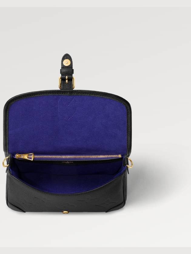 Diane Monogram Leather Shoulder Bag Black - LOUIS VUITTON - BALAAN 5