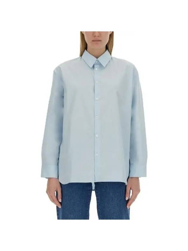 Rosie Overfit Long Sleeve Shirt Light Blue - A.P.C. - BALAAN 2