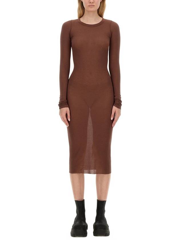 Rick Owens Viscose Dress - RICK OWENS - BALAAN 1