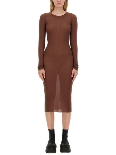 Rick Owens Viscose Dress - RICK OWENS - BALAAN 1