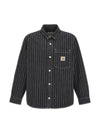 Orlean Striped Long Sleeve Shirt Black - CARHARTT WIP - BALAAN 2