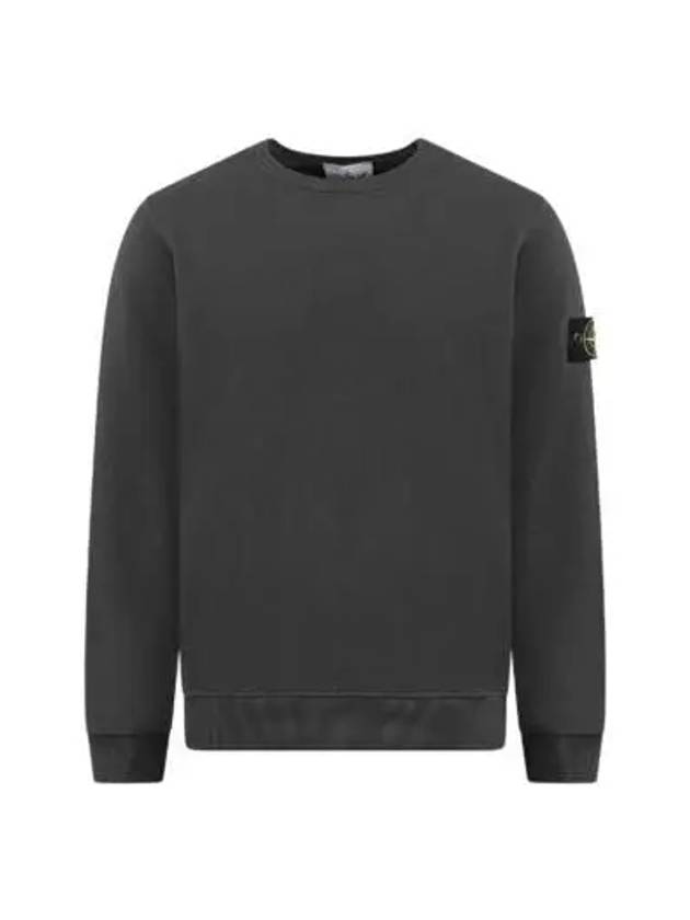 Compass Patch Cotton Sweatshirt Lead Grey - STONE ISLAND - BALAAN 3