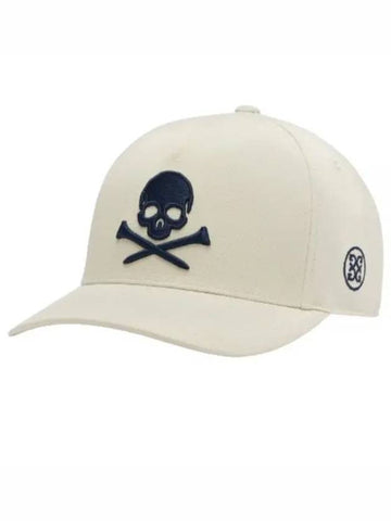 Men's Skull & T's Stretch Twill Snapback Hat Stone - G/FORE - BALAAN 1