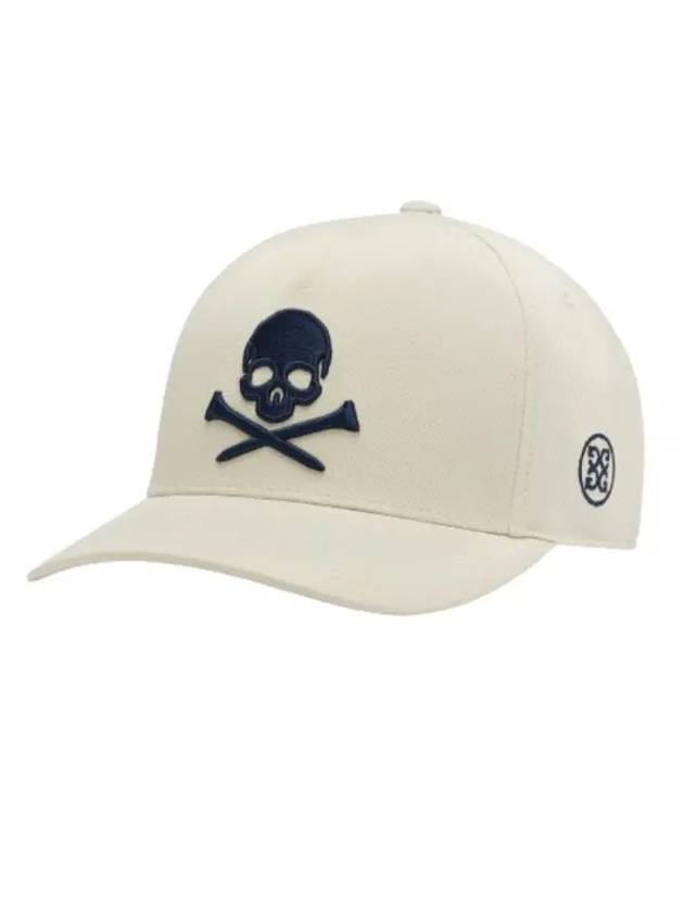 Men's Skull & T's Stretch Twill Snapback Hat Stone - G/FORE - BALAAN 1