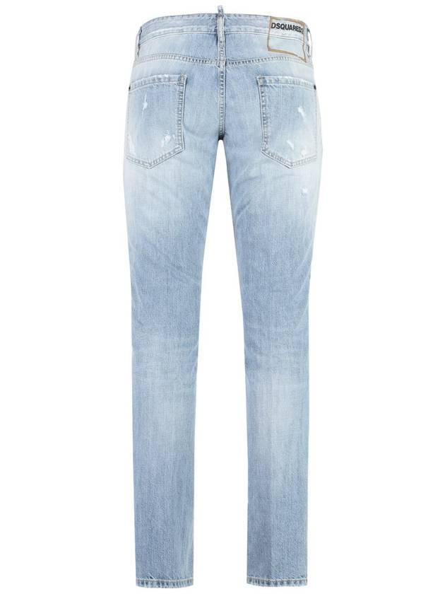 denim straight pants S74LB1321S30309 470 DENIM - DSQUARED2 - BALAAN 3