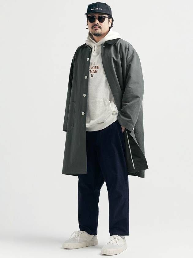 Good Weather Wide Coat Gray - BOOVOOM - BALAAN 4