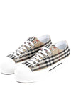 Vintage Check Cotton Sneakers Archive Beige - BURBERRY - BALAAN 2